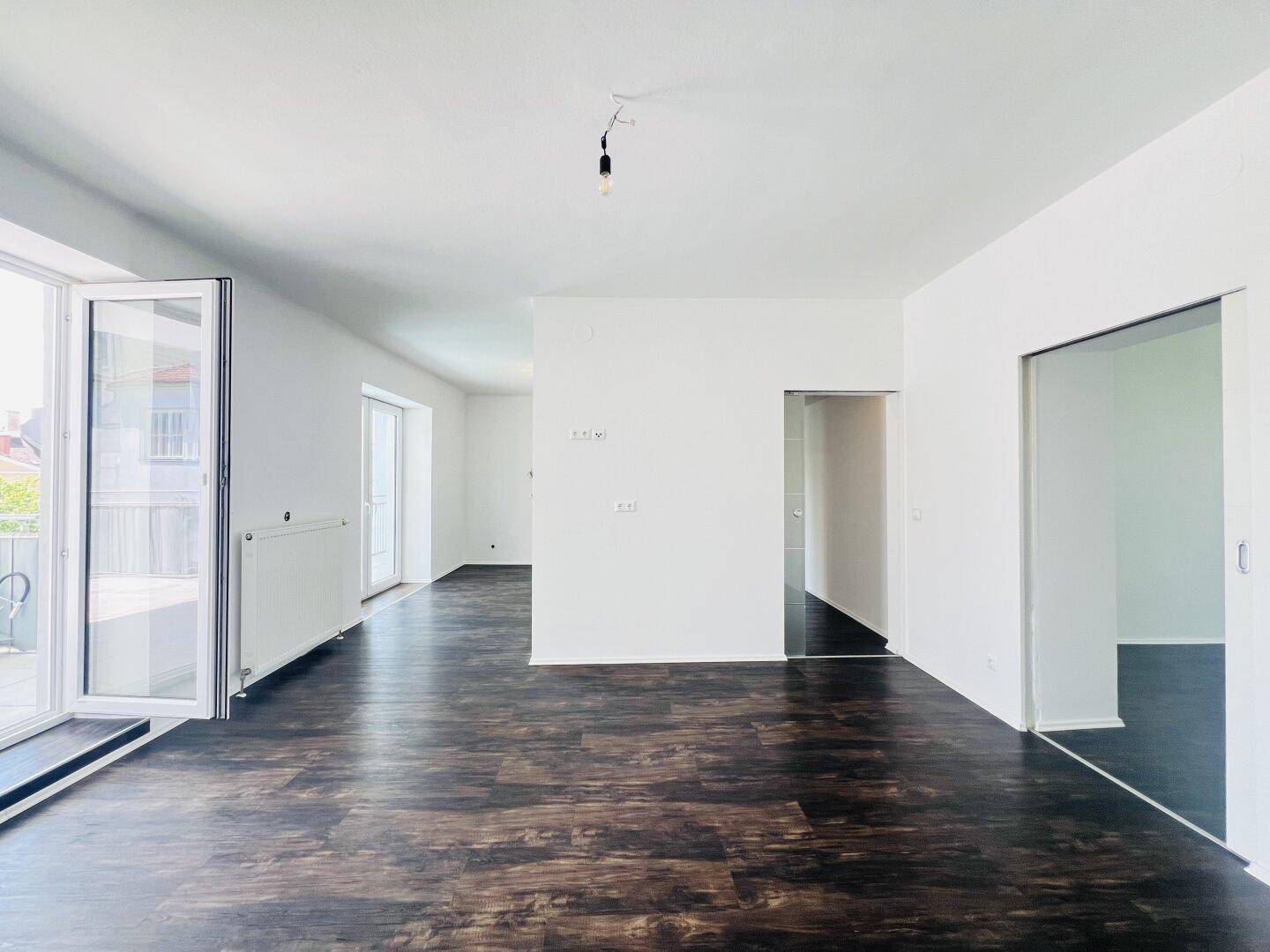 Wohnzimmer mit Terrassenzugang
