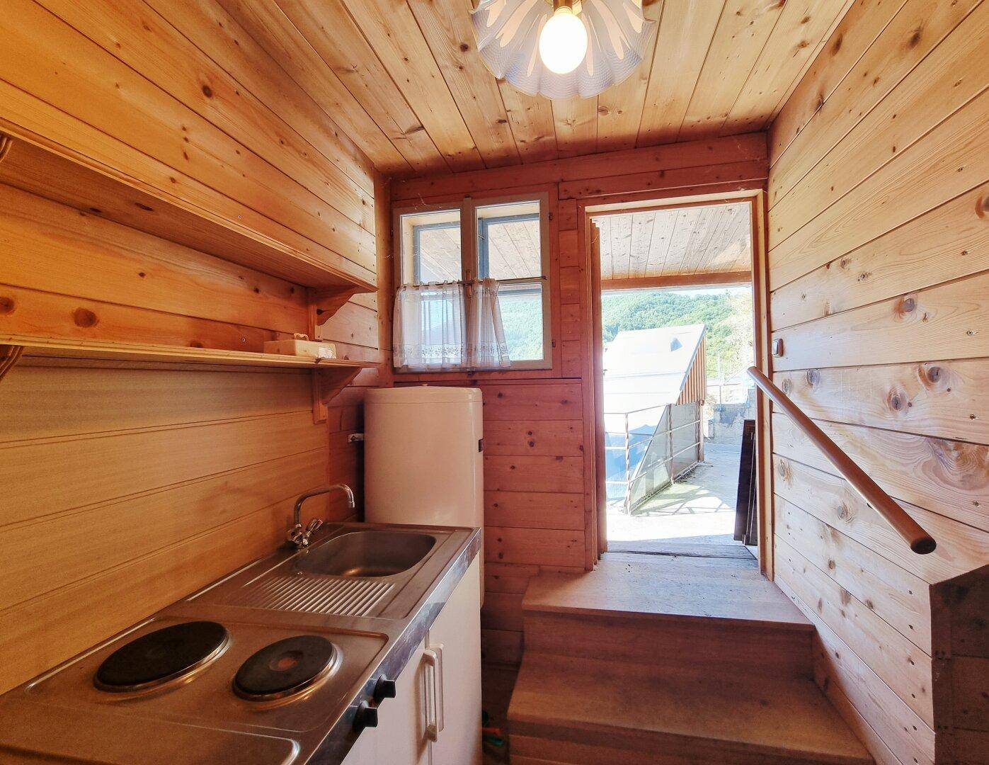 Küche & Terrassenausstieg im Obergeschoss Haus Nr. 8