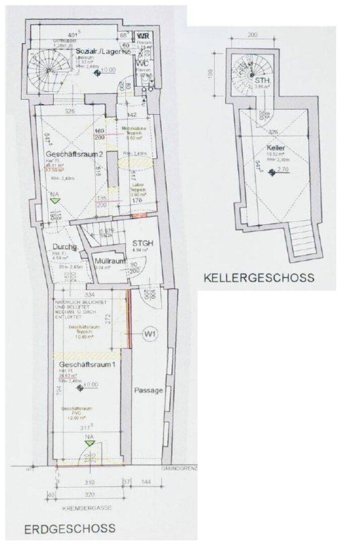 Grundrissskizze