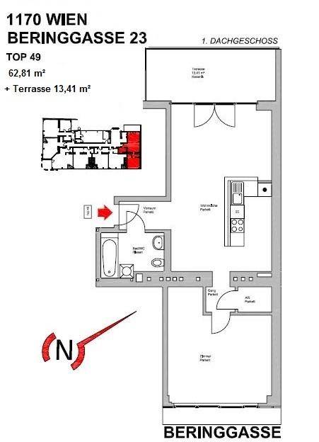 Renditeobjekt in bester Lage: 2-Zimmer-Wohnung mit Terrasse- unbefristet vermietet! – pohled 6