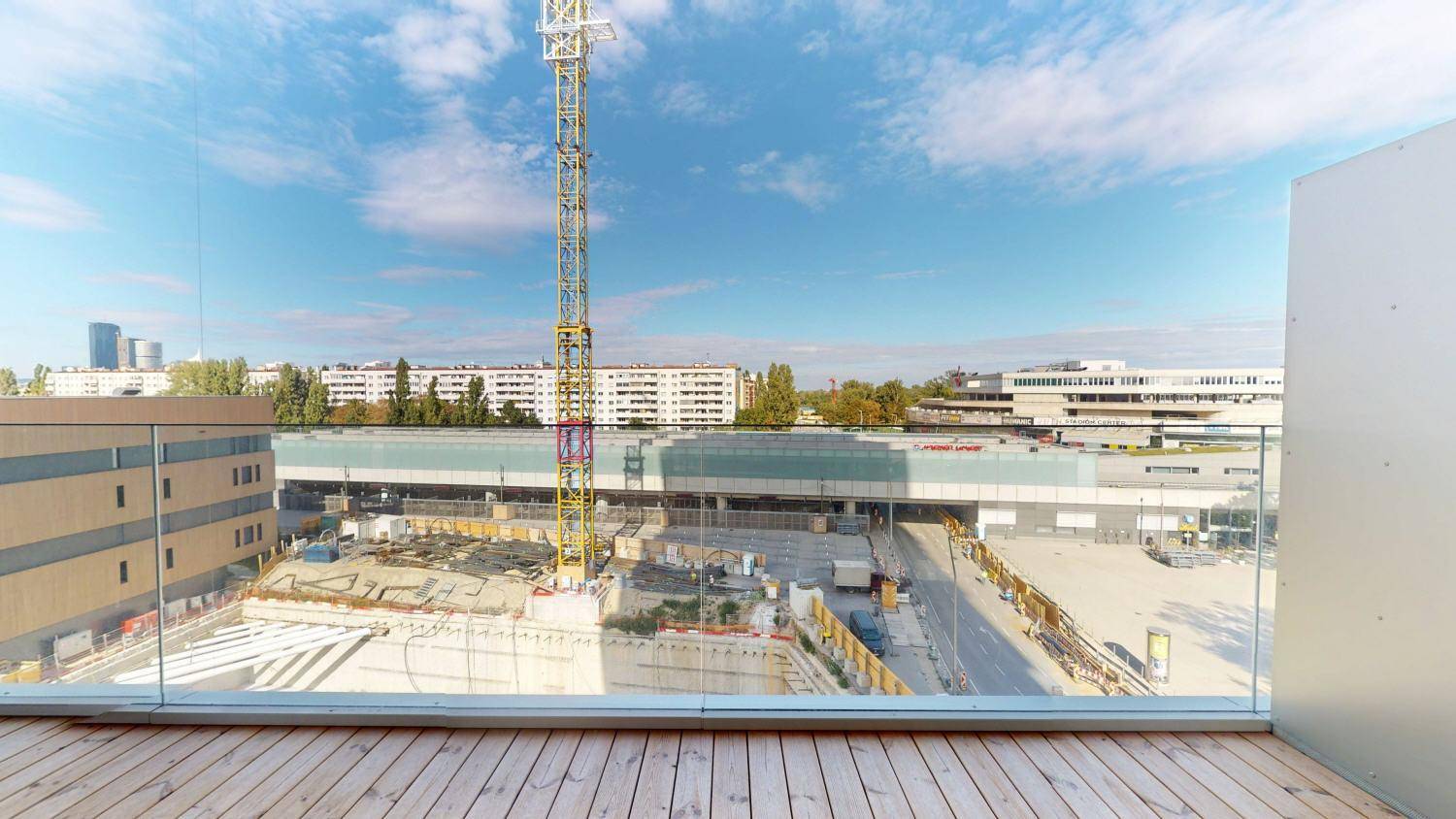 Ausblick Balkon