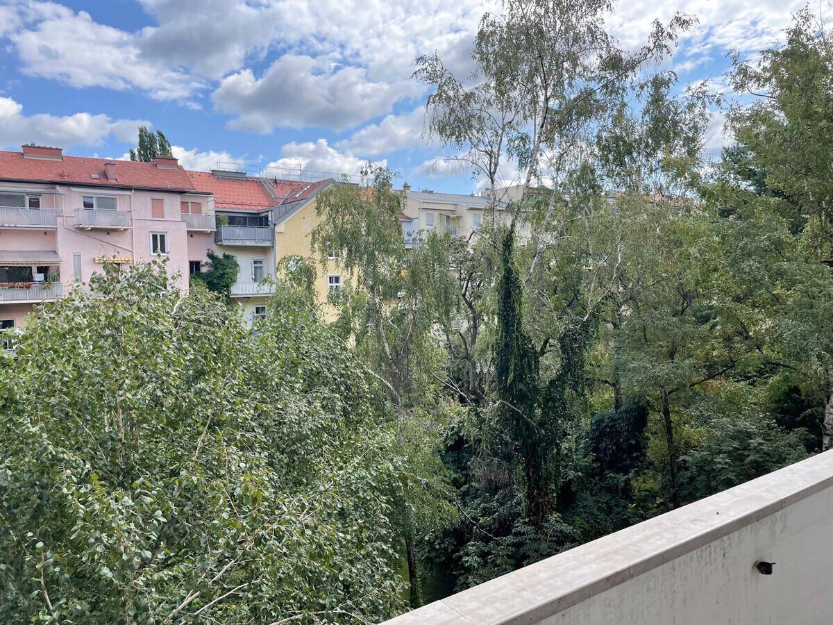 Ausblick v Balkon