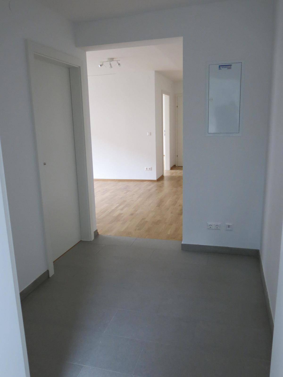 Eingang im OG: Blick in den Vorraum