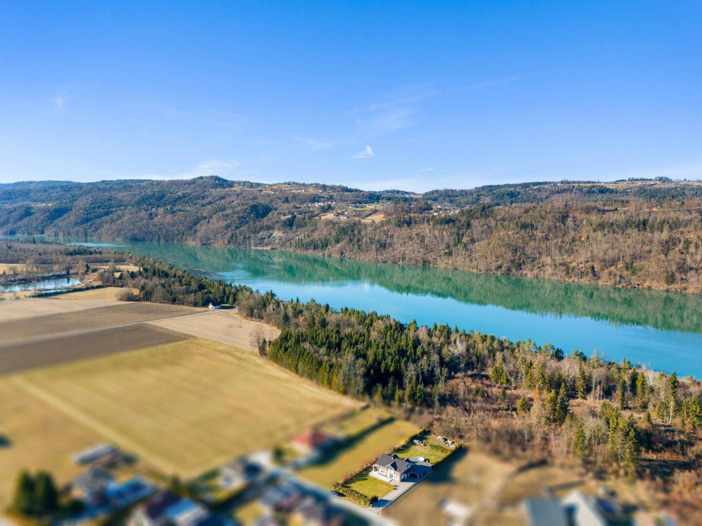 Wohnen wie im Urlaub: Schwedenhaus mit Pool, Galerie und großem Garten nahe Klagenfurt - Ansicht 6