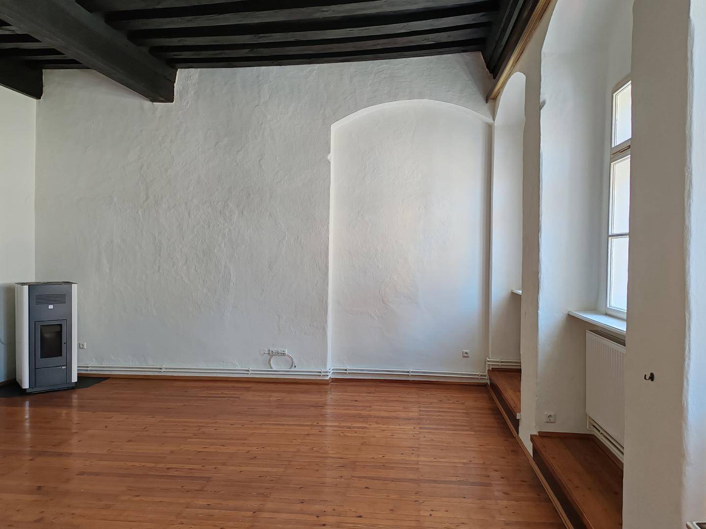 Wohnzimmer mit Schwedenofen