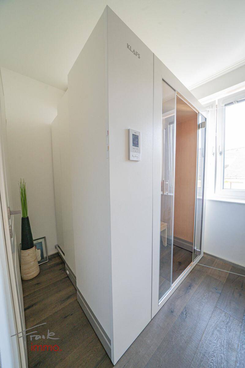 ausfahrbare Sauna