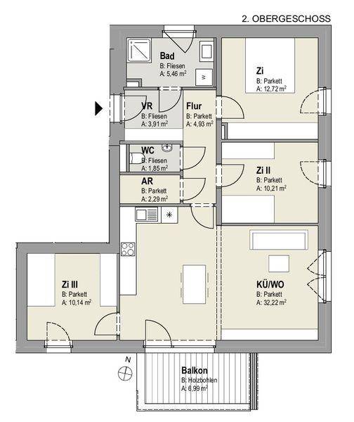 NEUBAU: 4-Zimmer-Wohnung in Kindberg – pohled 2