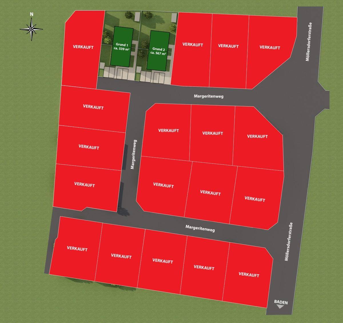 Aktueller Lageplan