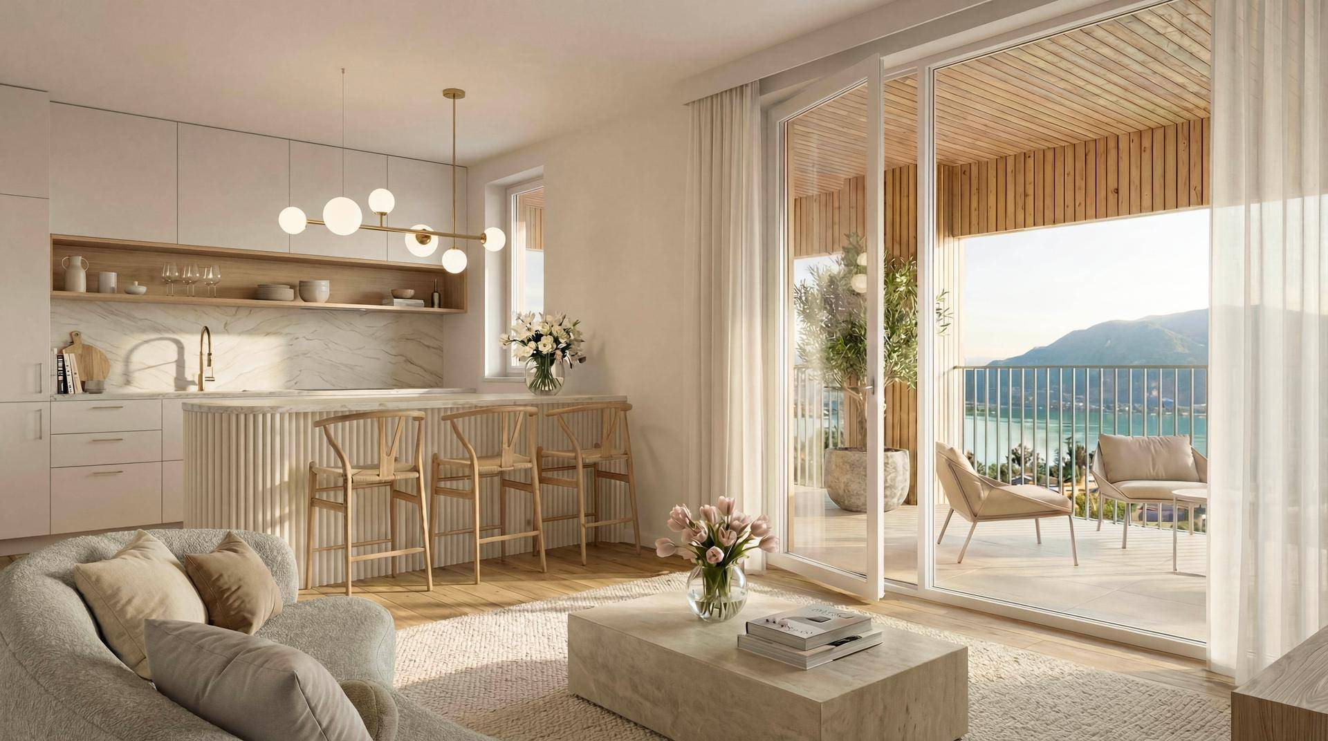 Wohnjuwel mit Seeblick inkl Riesenbalkon &amp; 2,75 m Raumhöhe! – pohled 3