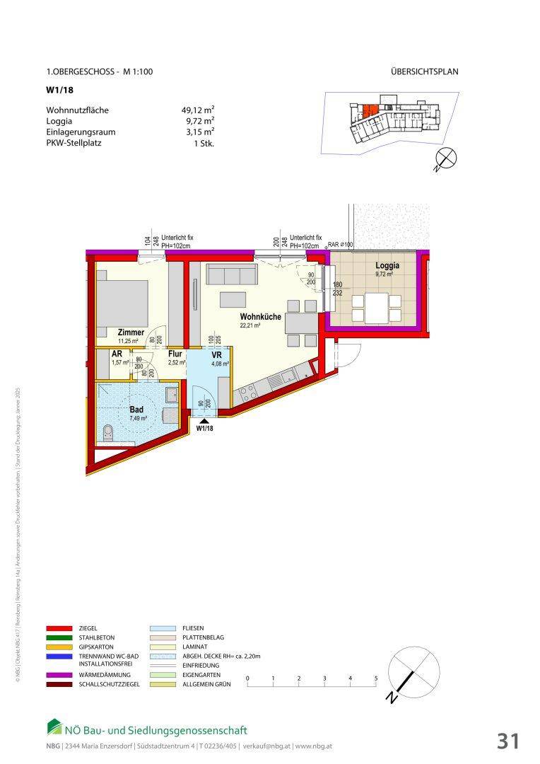 GEFÖRDERTE GENOSSENSCHAFTSWOHNUNG IN REINSBERG - Miete mit Kaufoption / TAG DER OFFENEN TÜR 26.06.2026 von 14:00 bis 18:00 Uhr - Ansicht 2