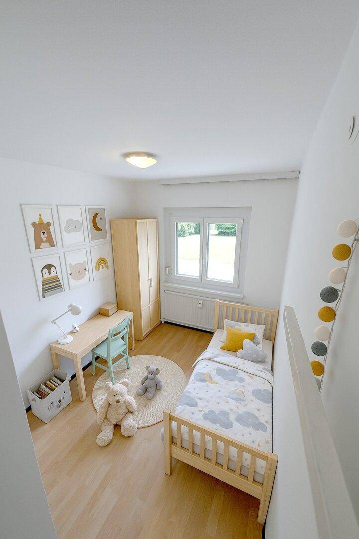 Kinderzimmer virtuell eingerichtet