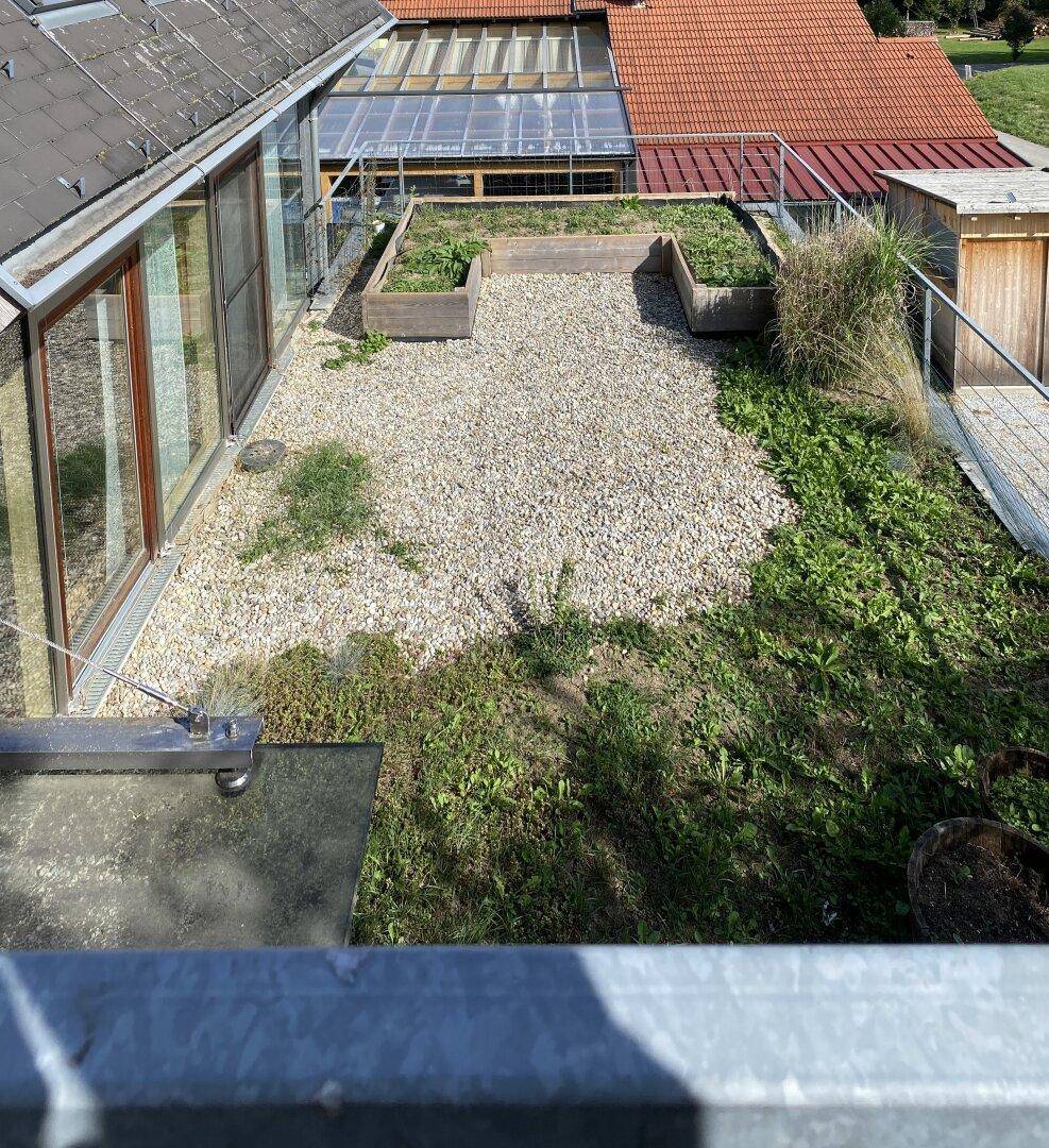 Terrasse vor Kinderzimmer