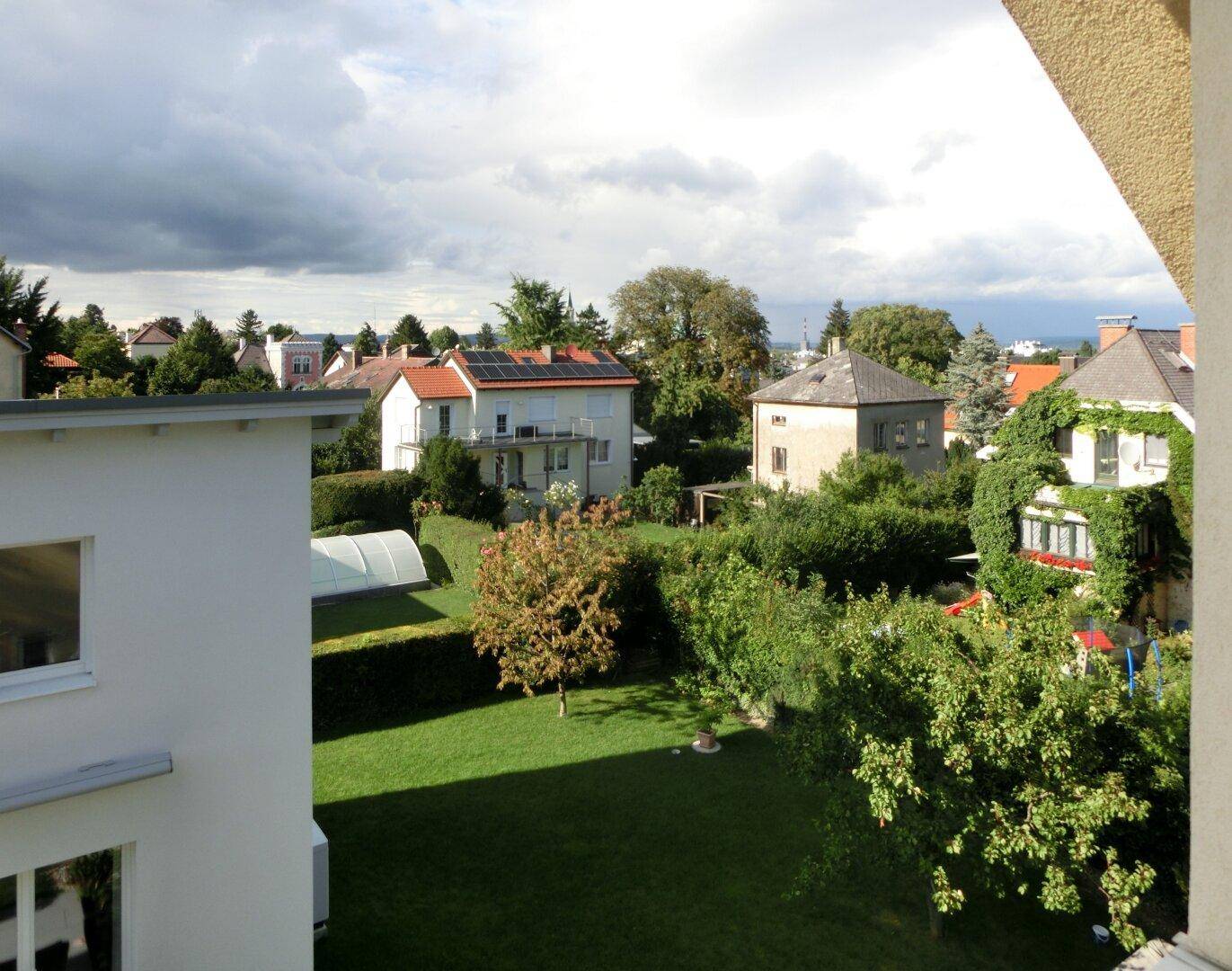 Ausblick von Dachgeschoss