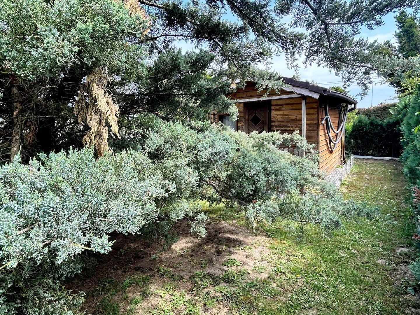 Holzhaus im Garten