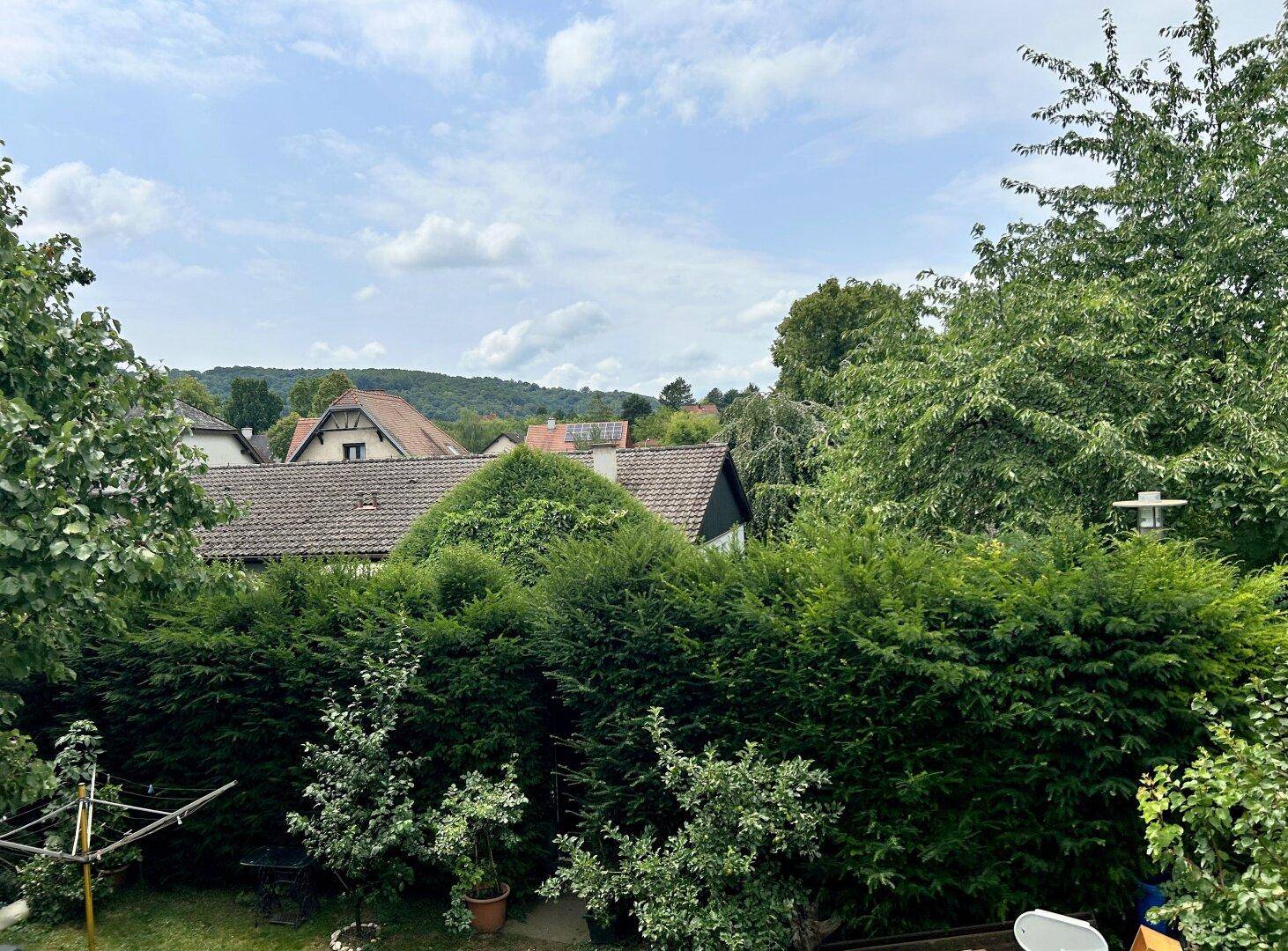 Ausblick aus dem Wohnzimmer