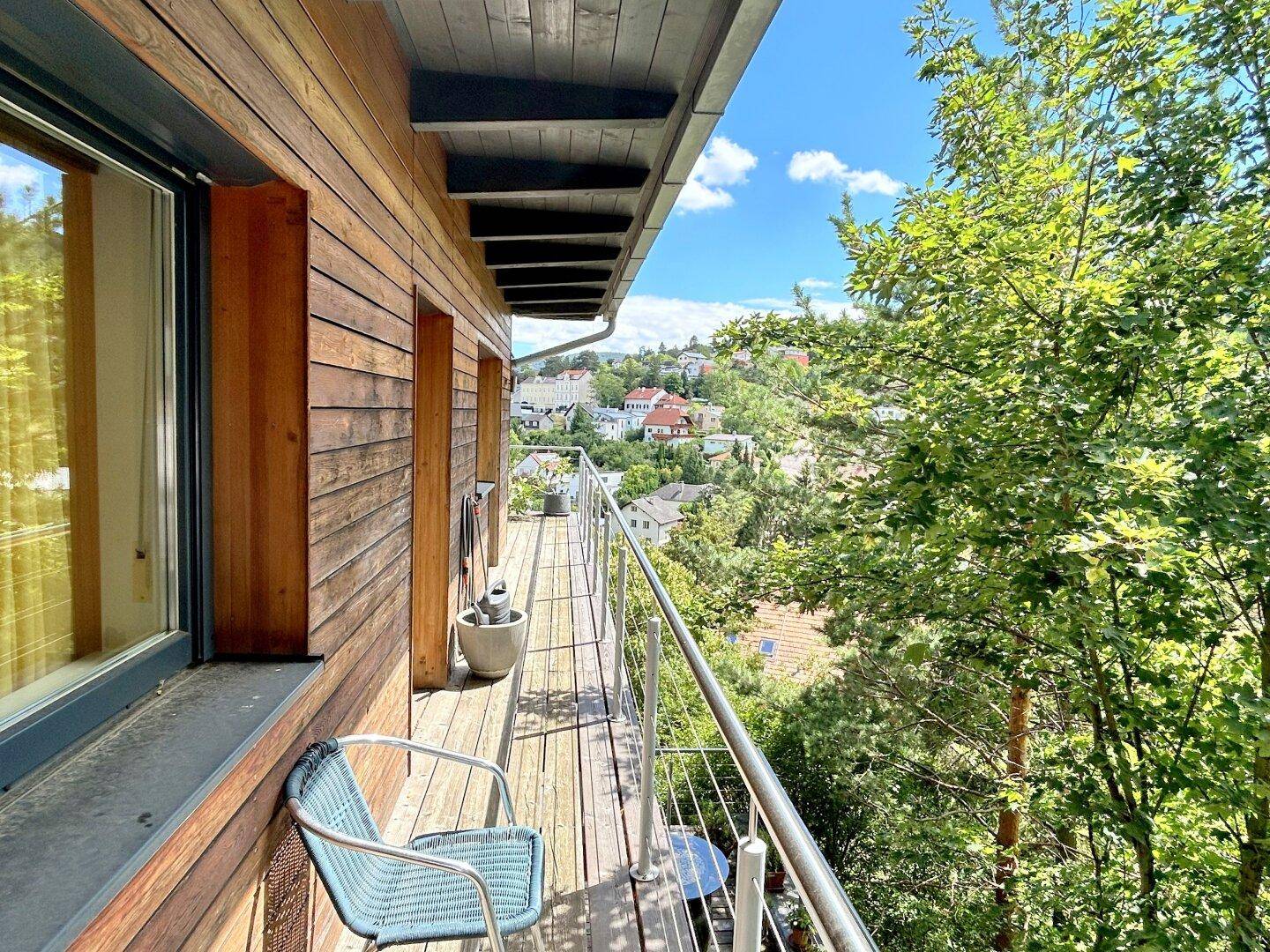 Terrasse im Obergeschoss