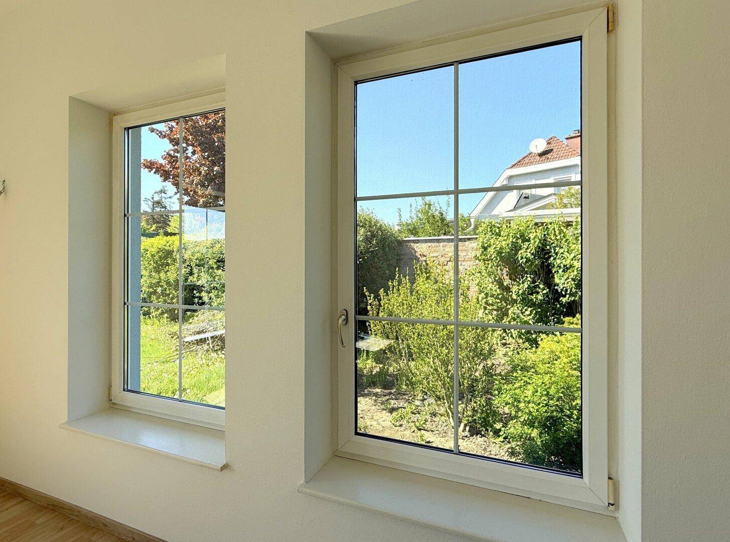 Ausblick ins Grüne