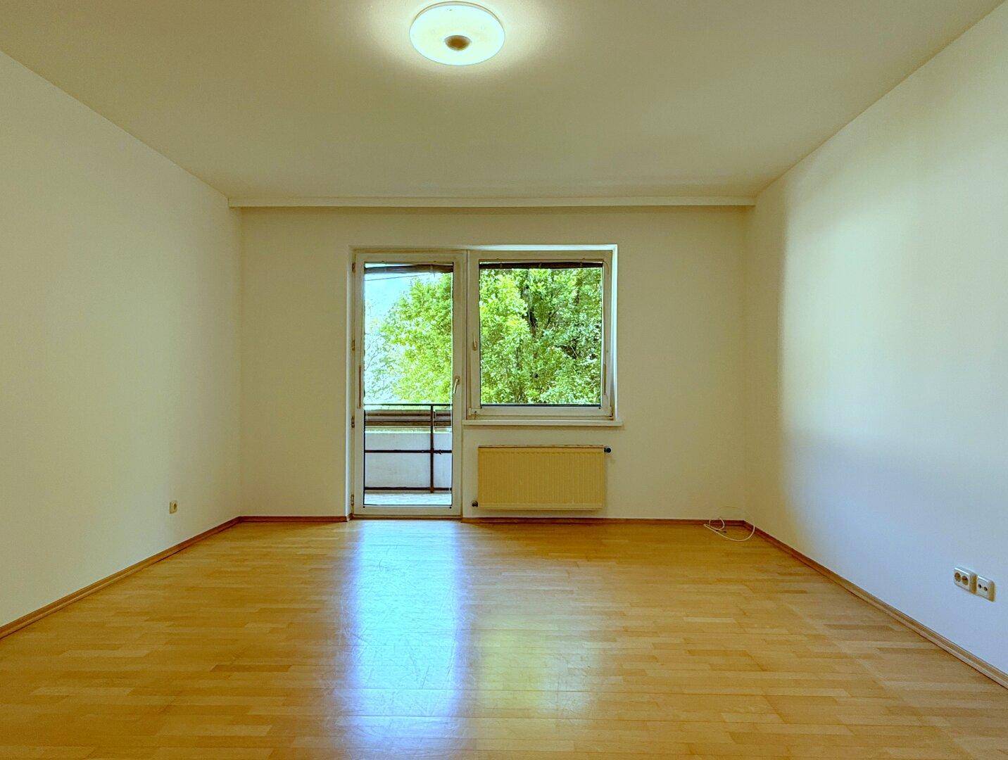 Wohnzimmer mit Balkon