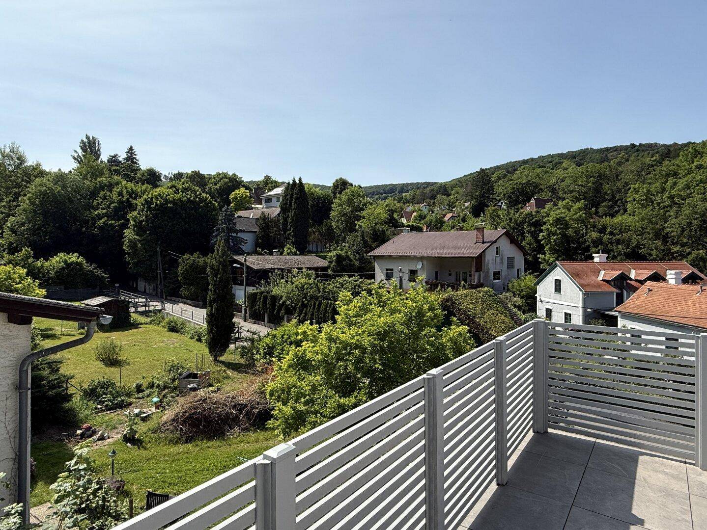 Ausblick von der Terrasse