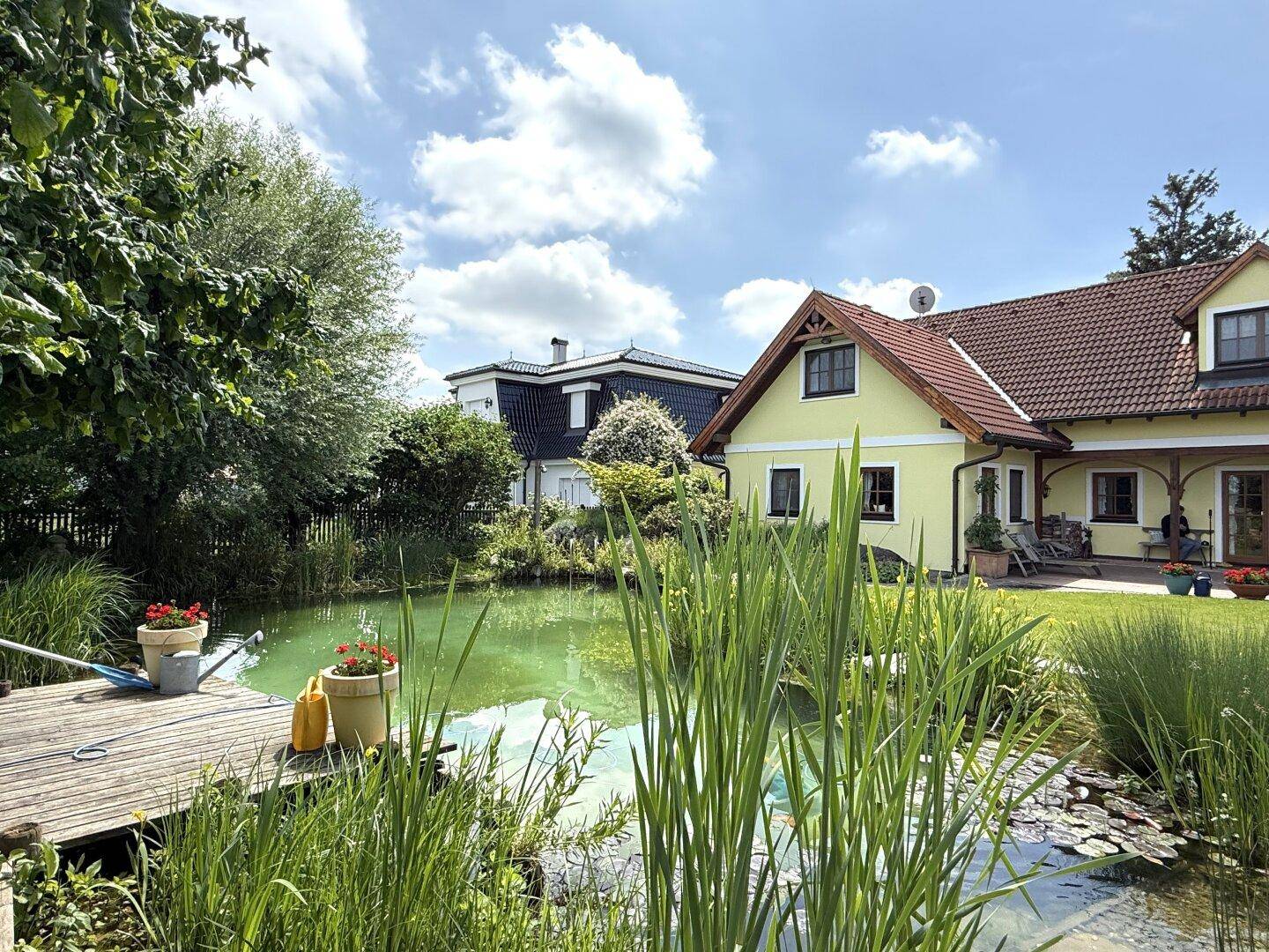 Haus mit Schwimmteich