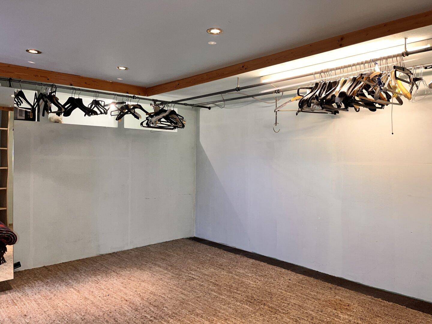 begehbare Garderobe