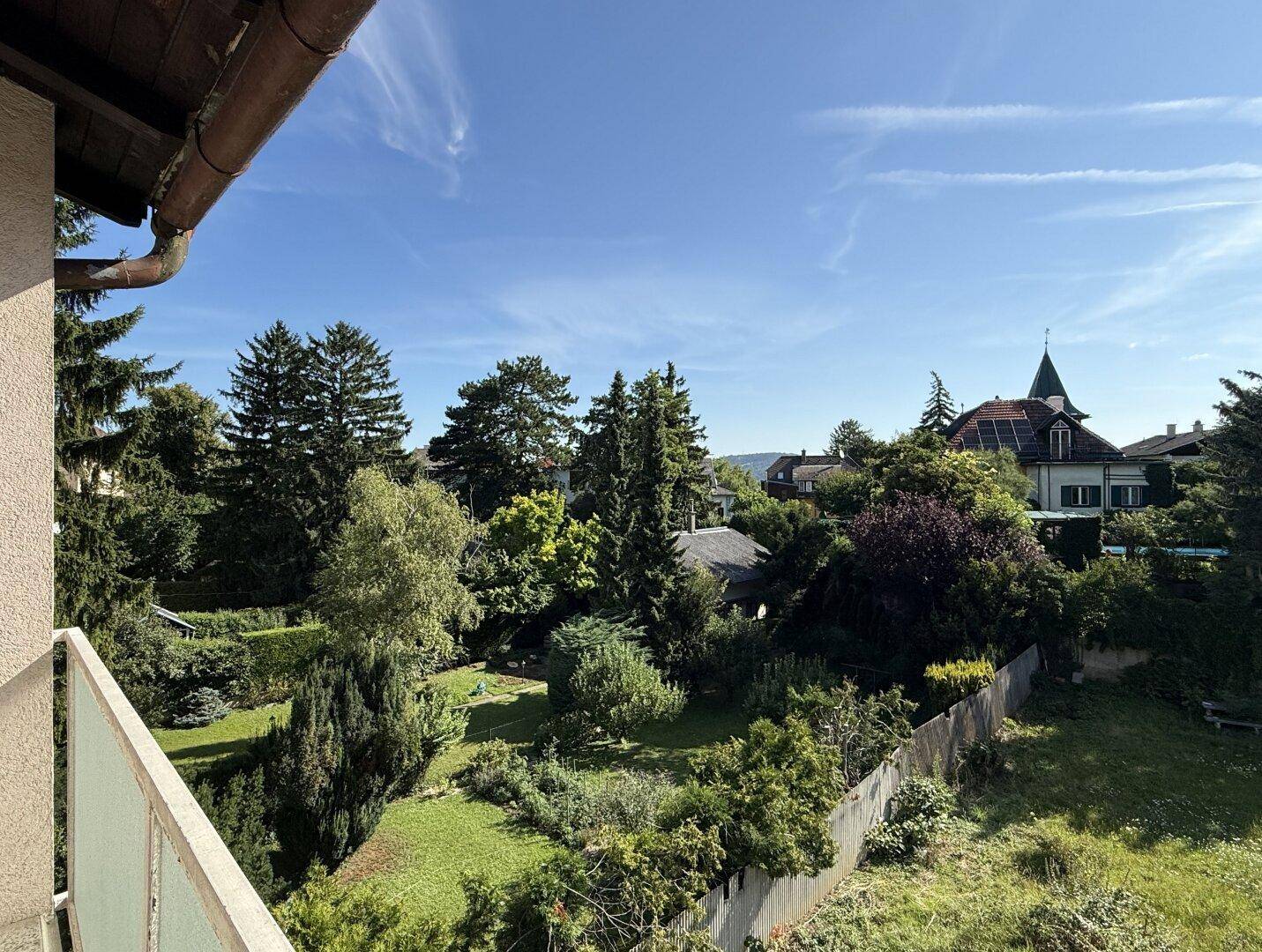 Ausblick vom Balkon