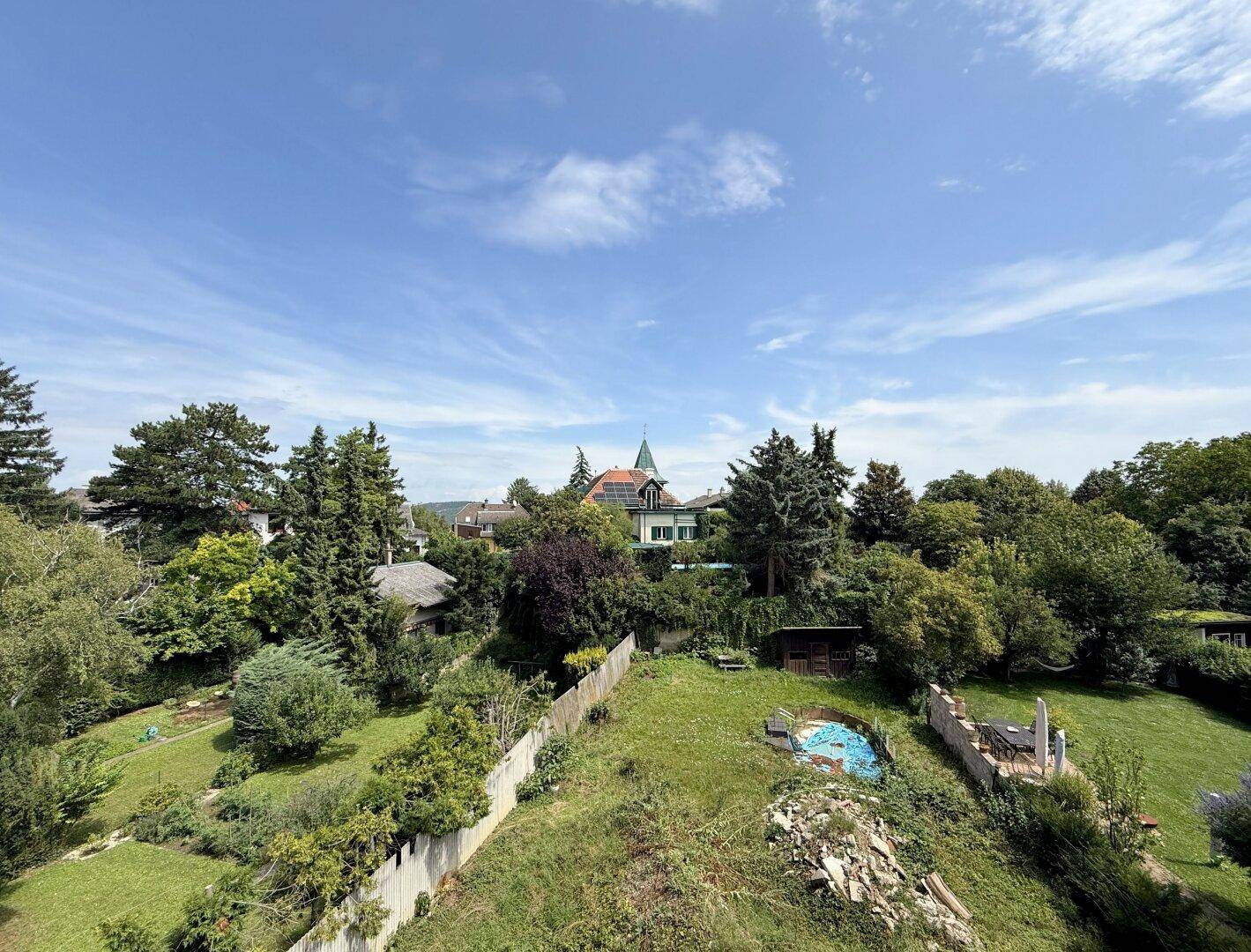 Ausblick vom Balkon