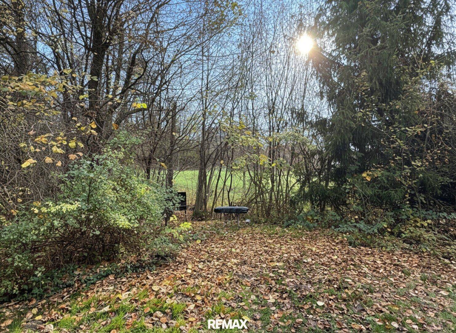 Grillplatz im Garten