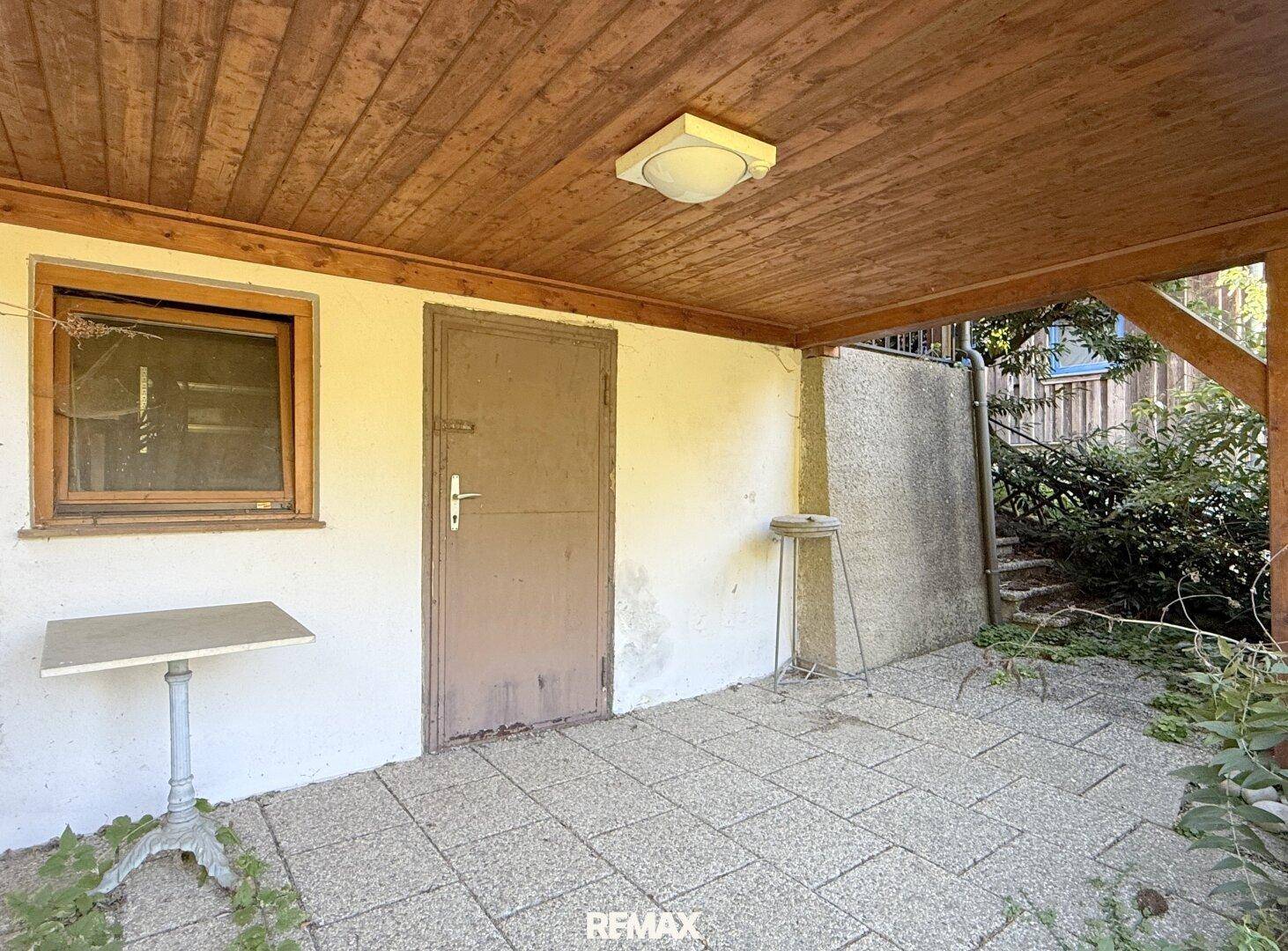 Terrasse unterhalb