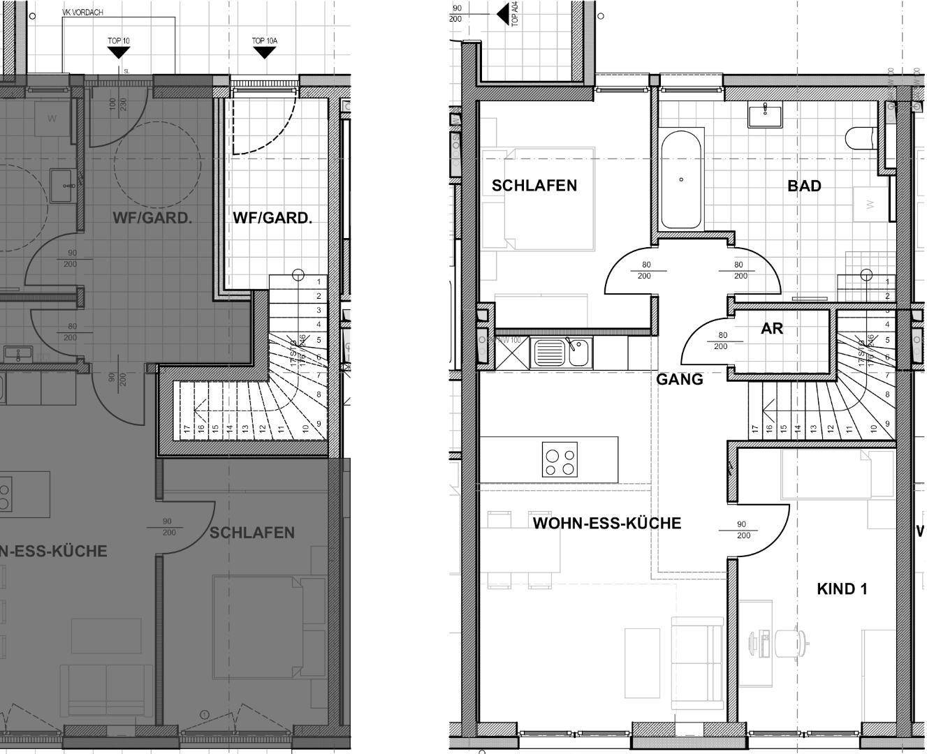 Grundriss Top H10A