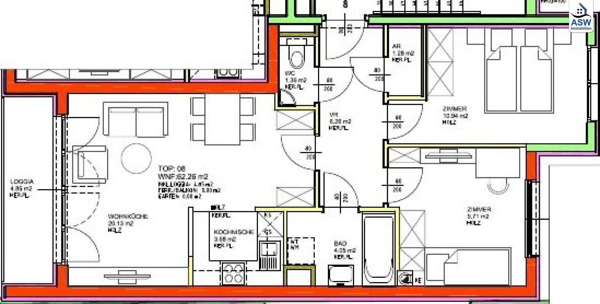 Wohnungsplan