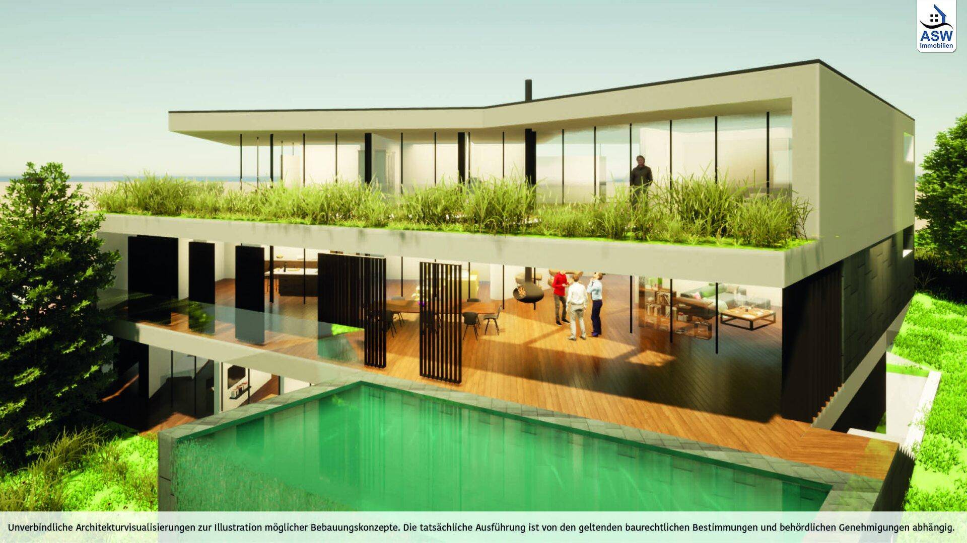 Unverbindliche Architekturvisualisierung EFH