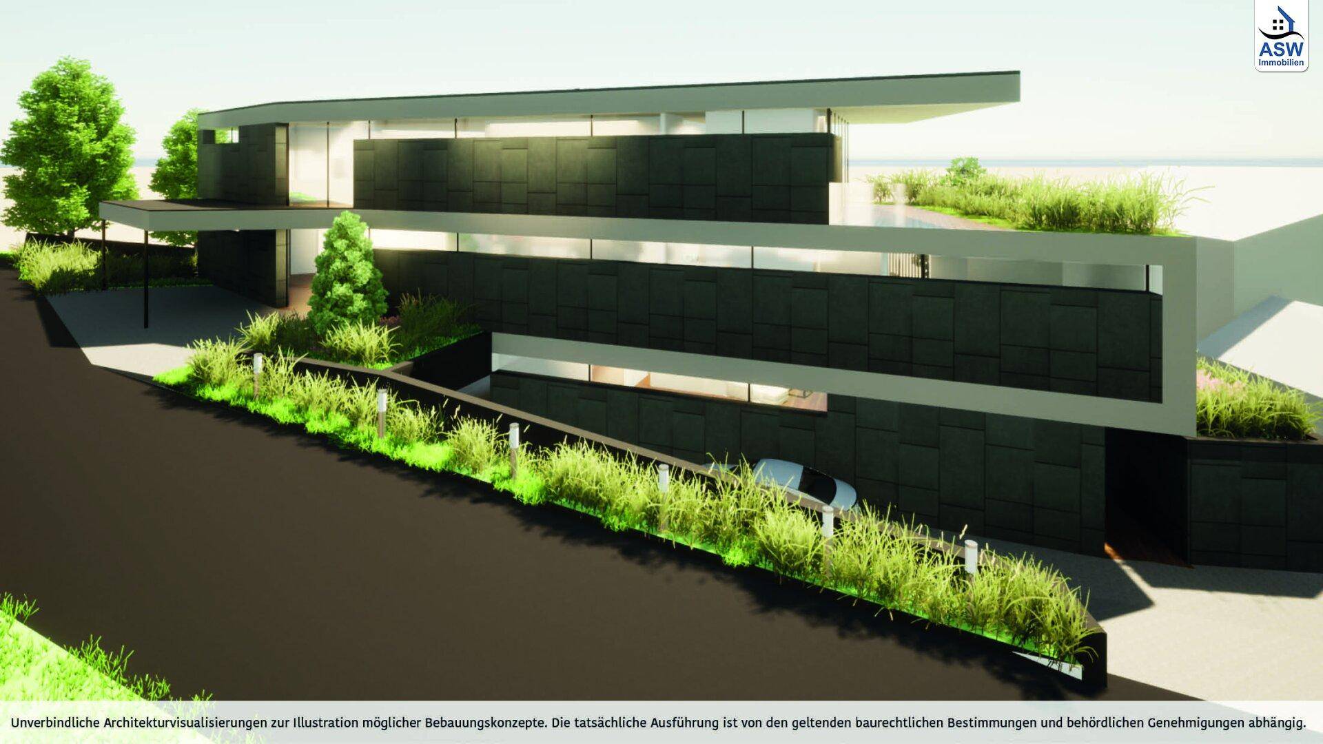 Unverbindliche Architekturvisualisierung EFH