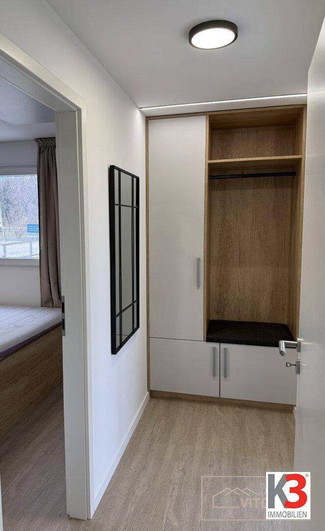 K3 - MODUL-HAUS DER EXTRAKLASSE. Wohnfläche 68 m², 2 Schlafzimmer, 40 m² Terasse. Ganzjahresnutzung möglich. Ferienregion Klopeinersee. - Ansicht 5