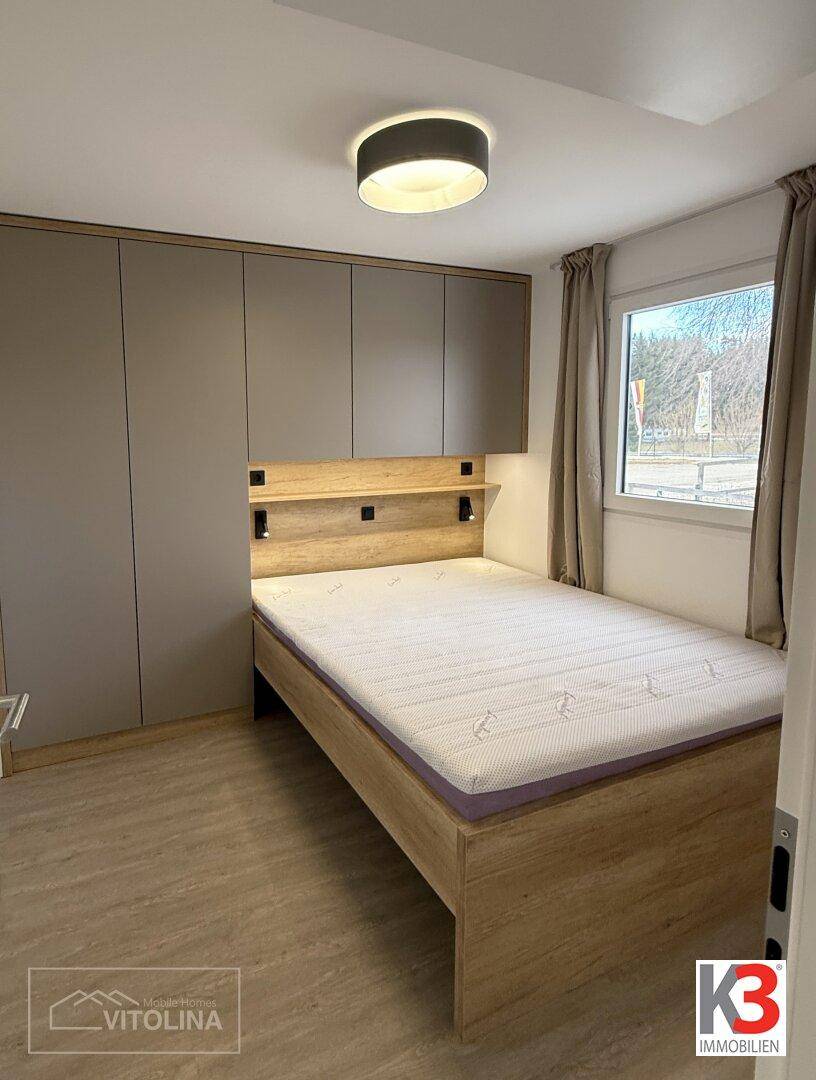 K3 - EXKLUSIVES MODUL-HAUS in der Ferienregion Klopeiner See. Wohnfläche 51 m², 2 Schlafzimmer, Terasse. – pohled 5