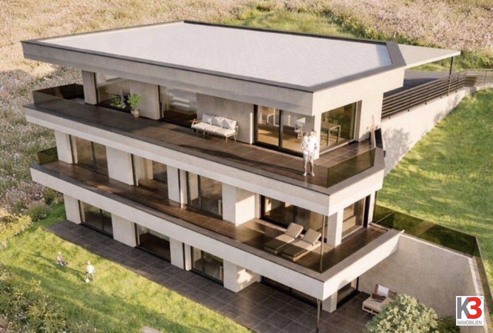K3 - Höchste Wohnqualität am Attersee - Neubau in Premiumlage mit Top - Ausstattung, See- und Bergblick inklusive - Ansicht 3