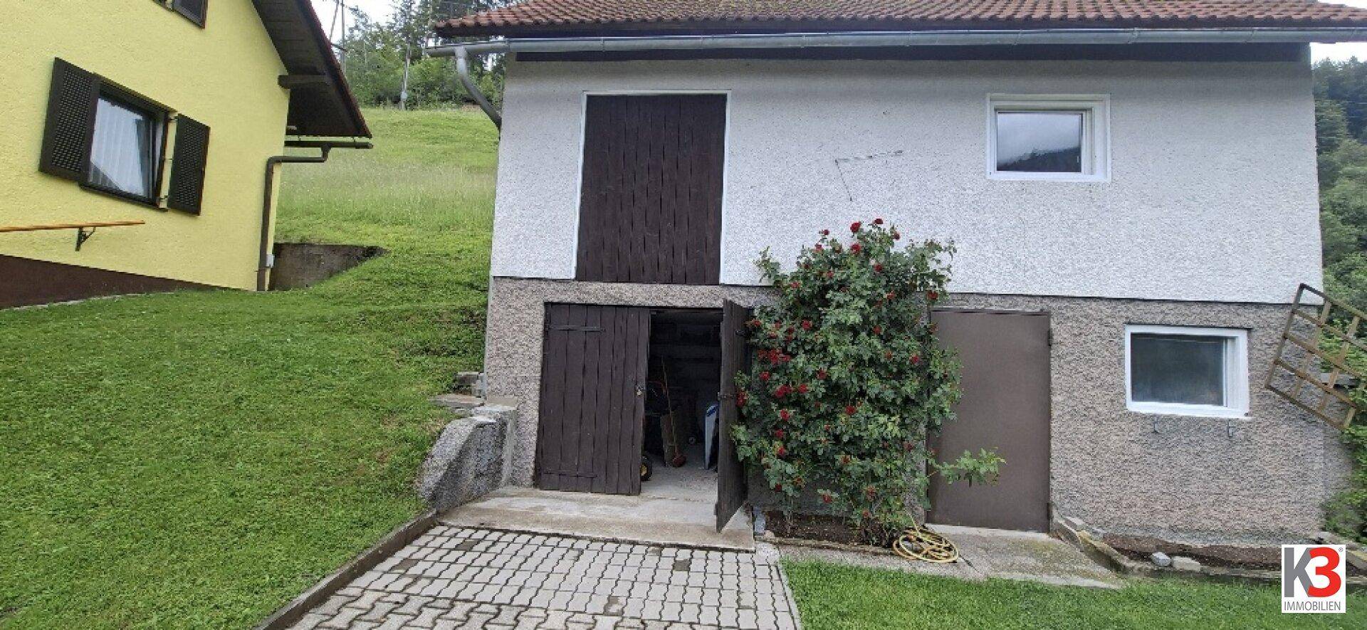 K3 - EINFAMILIENHAUS IN WALDRANDLAGE MIT BERGBLICK - Alleinlage mit großem Grundstück und 2 Nebengebäuden. - Ansicht 5