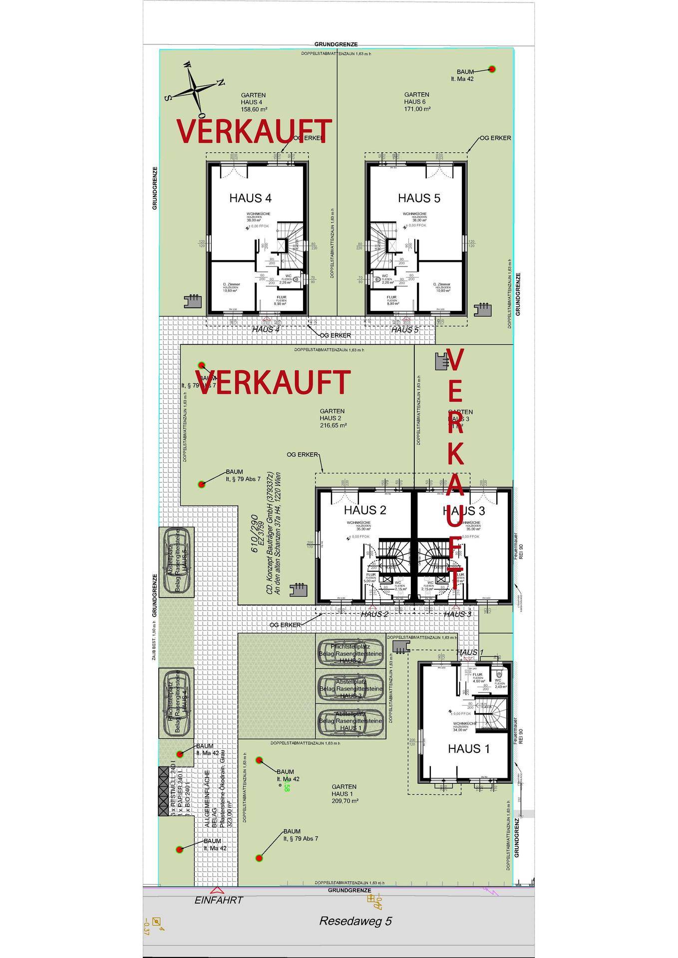 LAGEPLAN RSEDAWEG 5