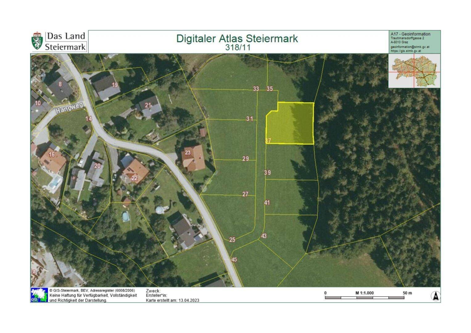728 m² Baugrundstück mit Bergpanorama - Ansicht 3