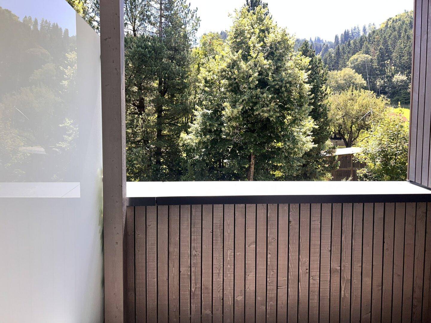 Loggia mit wunderschöner Aussicht