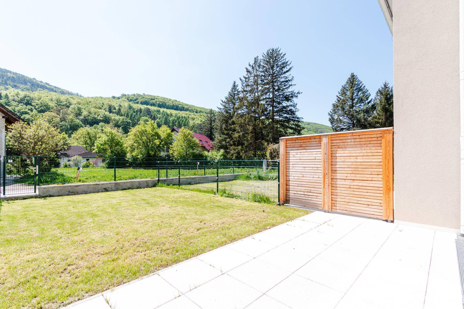 Terrasse und Garten