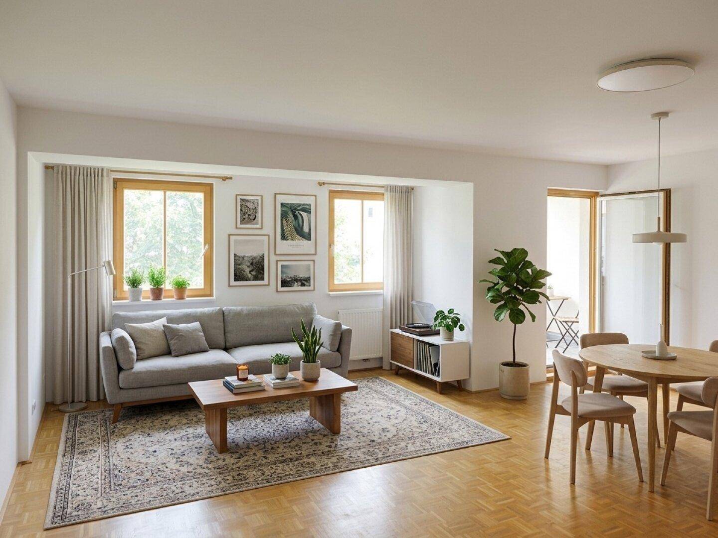 3 Zimmer Wohnung mit Balkon - unbefristet - Widok 2