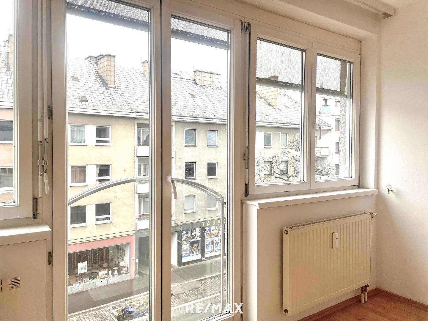 Französiches Fenster im Wohnzimmer