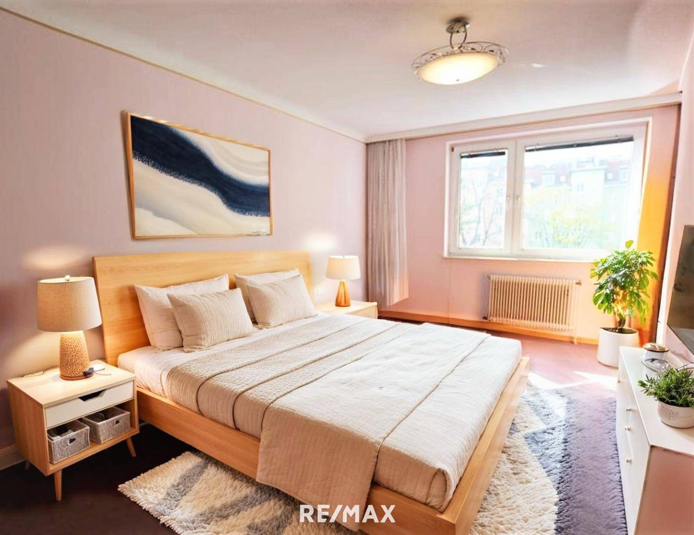 Schlafzimmer (virtuell eingerichtet)