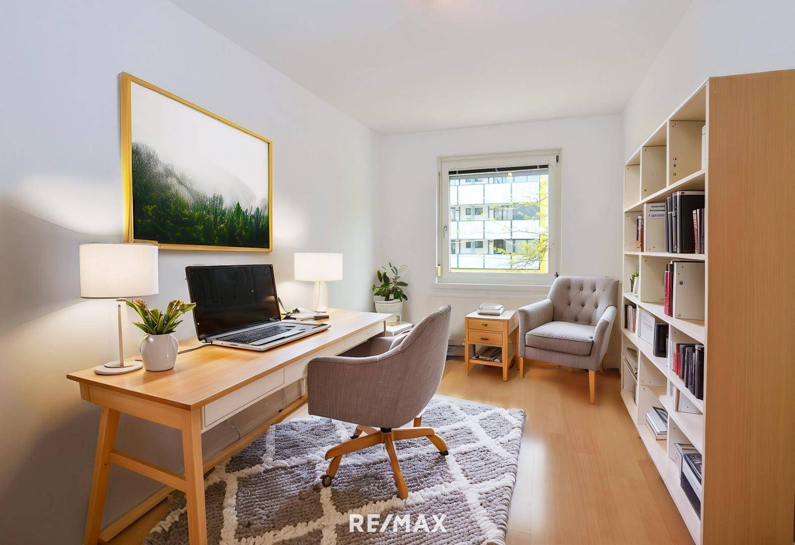 Arbeitszimmer (virtuell eingerichtet)