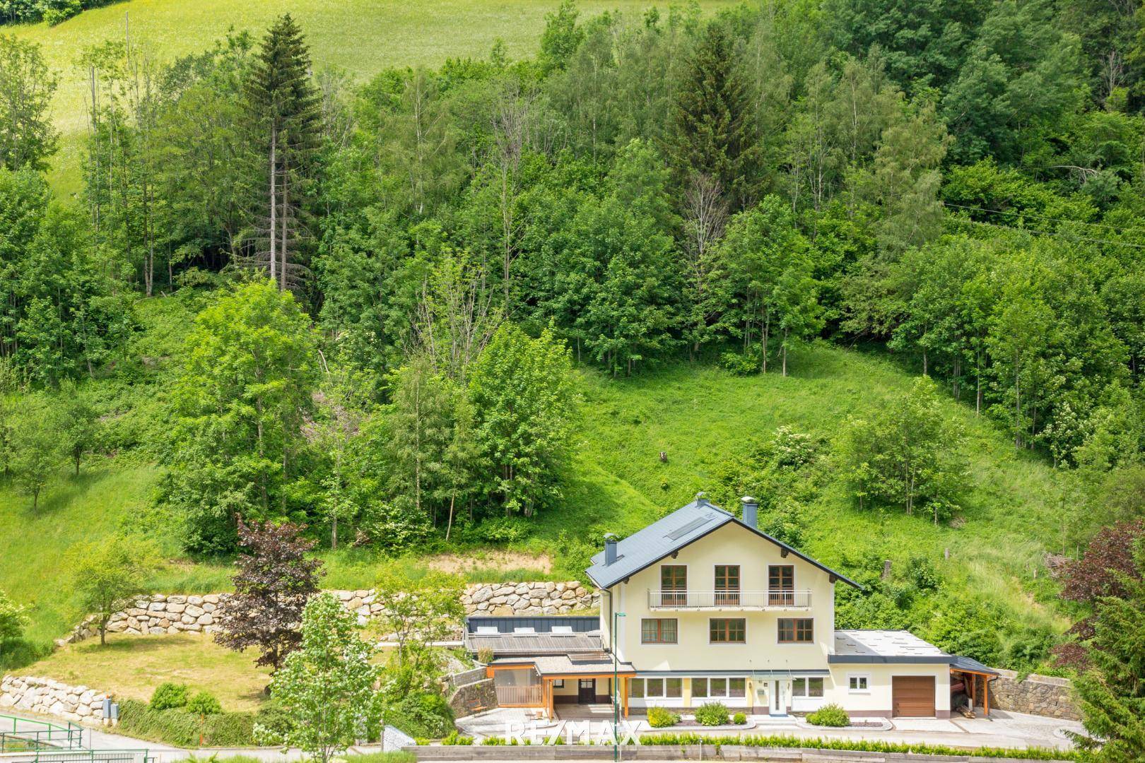 Gartenansicht Haus