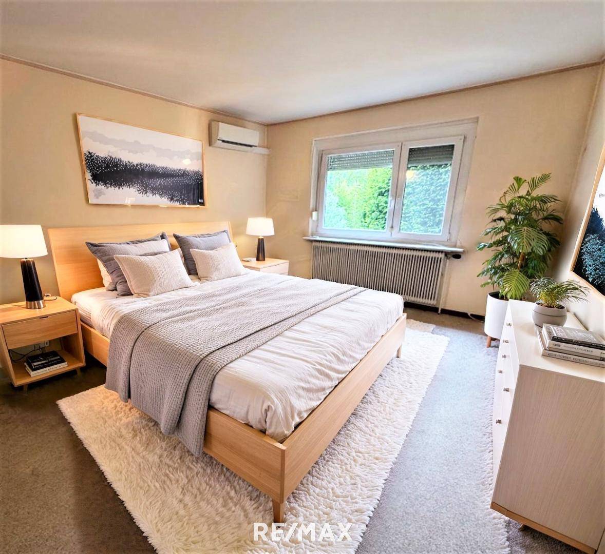 Schlafzimmer (virtuell eingerichtet)