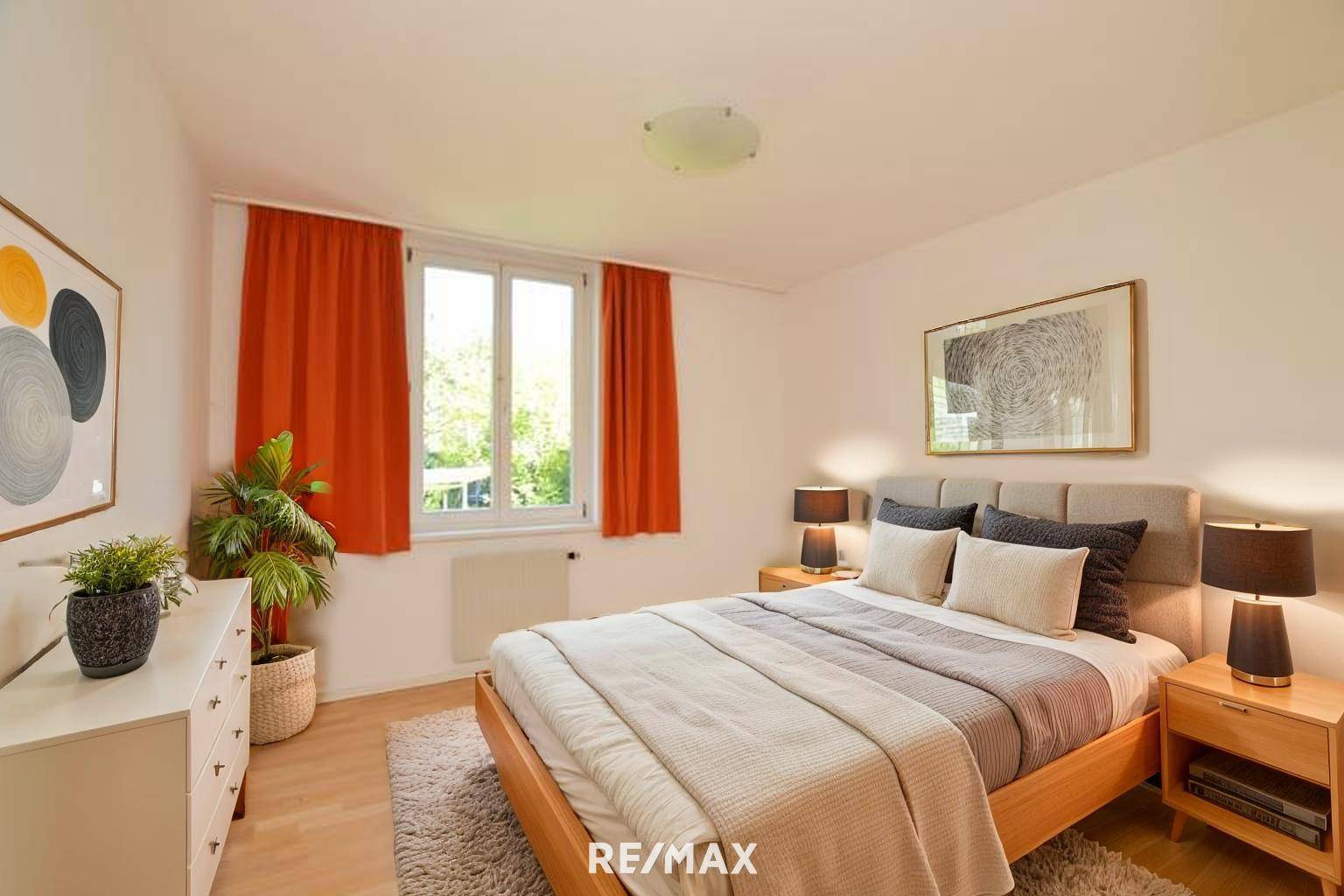 Schlafzimmer (virtuell eingerichtet)