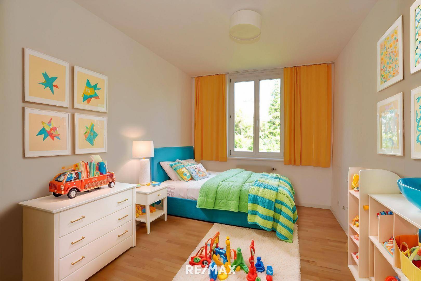 Kinderzimmer (virtuell eingerichtet)