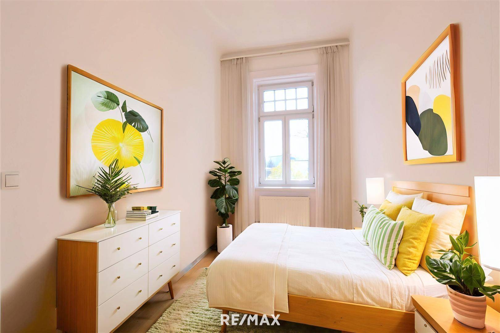 Schlafzimmer (virtuell eingerichtet)